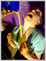  A uniform gunge test featuring Veronica Ravenblack, International adventurer 