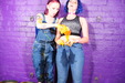 view details of set gm-4g017, Maude and Charity drench each other in orange gloop!